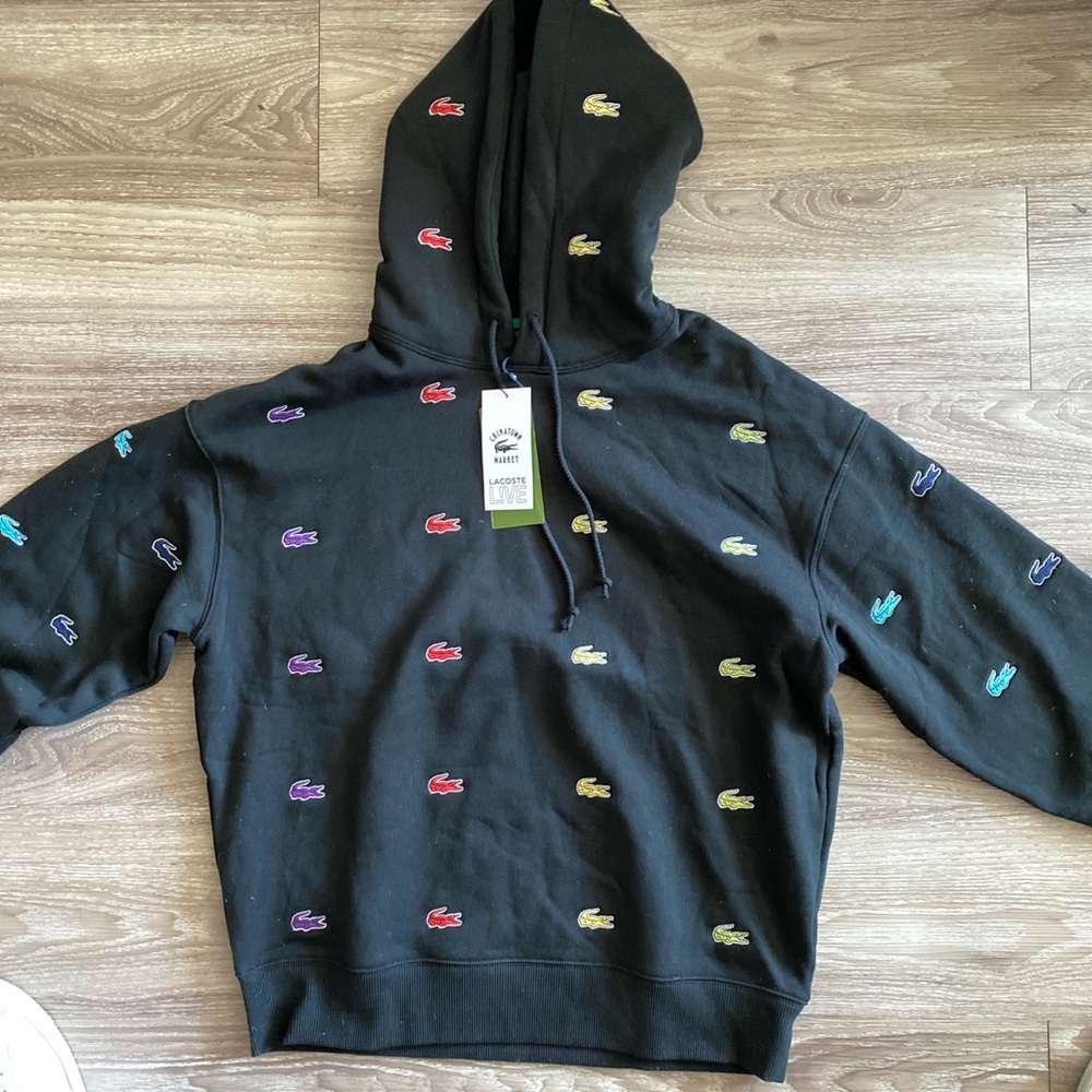 Brand New! China town/ Lacoste colab hoodie!